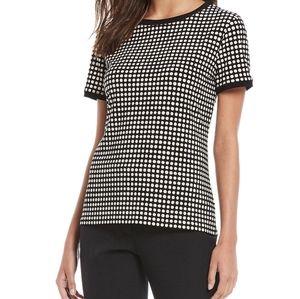 Anne Klein Dot Knit Top